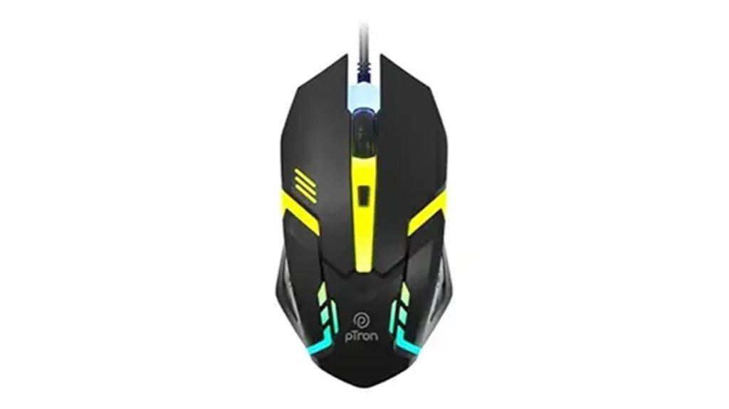 ergonomic rgb 1600 dpi usb