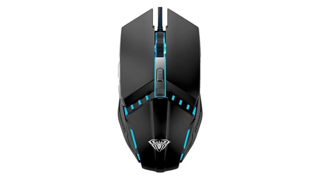 ergonomic right handed rgb mouse