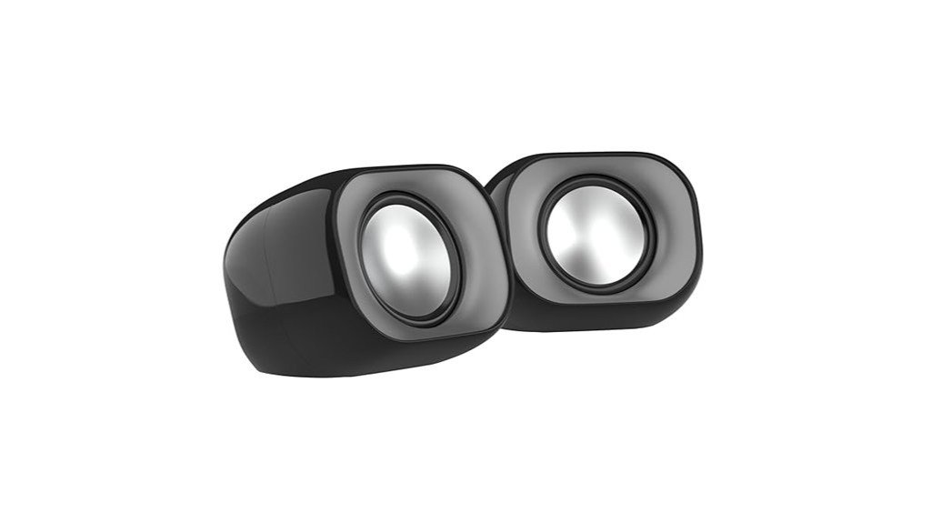 hp wired 2 channel speakers