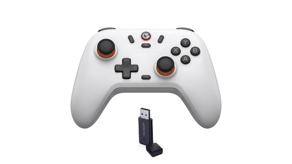wireless white bluetooth gaming controller